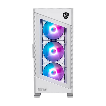 MSI MPG Velox 100R ARGB White ATX Mid Tower Case
