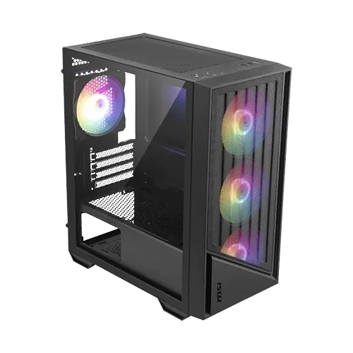 MSI PRO FORGE M051A Auto RGB M-ATX Mini Tower Case