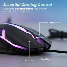 Lapcare LOX-510 CHAMP Wired Gaming Mouse (Black)