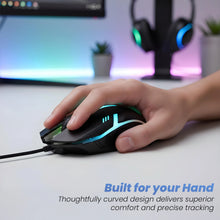 Lapcare LOX-510 CHAMP Wired Gaming Mouse (Black)