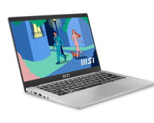 MSI Laptop Modern 14 - C12M i5 12th Gen, 8 GB RAM, 512 GB SSD, Windows, MS Office, Silver, 14" Dsiplay