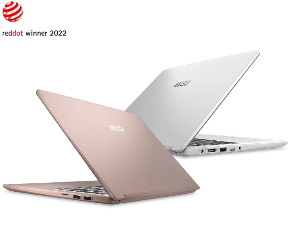 MSI Laptop Modern 14 - C12M i5 12th Gen, 8 GB RAM, 512 GB SSD, Windows, MS Office, Silver, 14" Dsiplay