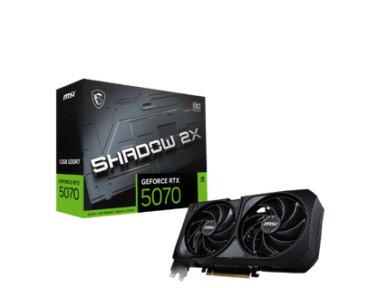 MSI GeForce RTX 5070 12GB SHADOW 2X OC, Graphic Card
