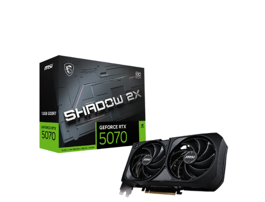MSI GeForce RTX 5070 12GB SHADOW 2X OC, Graphic Card