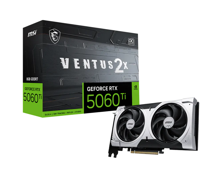 MSI GeForce RTX 5060 Ti 8G VENTUS 2X OC PLUS