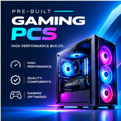 Intel Core i5-12400F Gaming PC - 8GB RAM, 1TB SSD, 5060 8GB Graphic Card