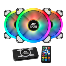 Ant Esports Superflow 120mm ARGB Black Case 3 Fan Kit