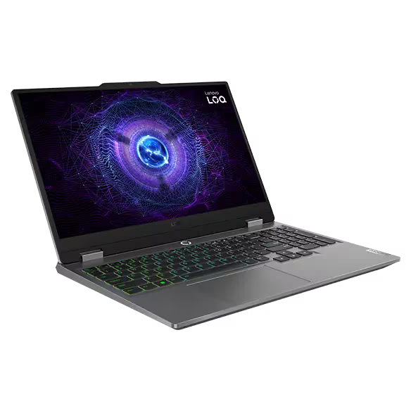 Lenovo LOQ, 12th Gen Intel Core i5 12450HX, RTX 3050-6GB, 16GB RAM, 512GB SSD, FHD, 15.6"/39.6cm, 144Hz, Windows 11, Office 2024, Grey, 2.4Kg, 83GS00PJIN, 3 Mon. Game Pass, Gaming Laptop