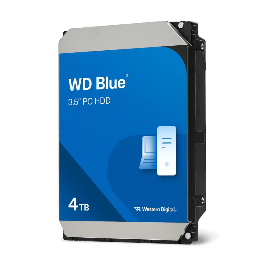 WD Blue PC Desktop Hard Drive - 4TB