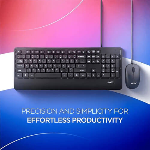 Acer ZC.A01SI.2DQ Wired Keyboard & Mouse Combo